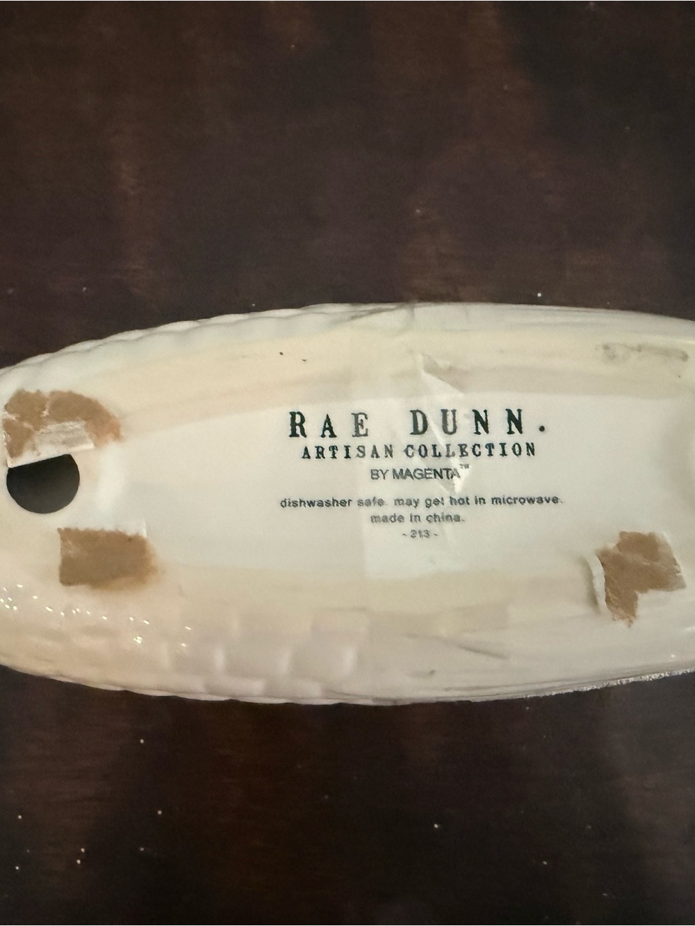 Rae Dunn White Ceramic Corn On The Cob Server Set - Picture 4 of 4